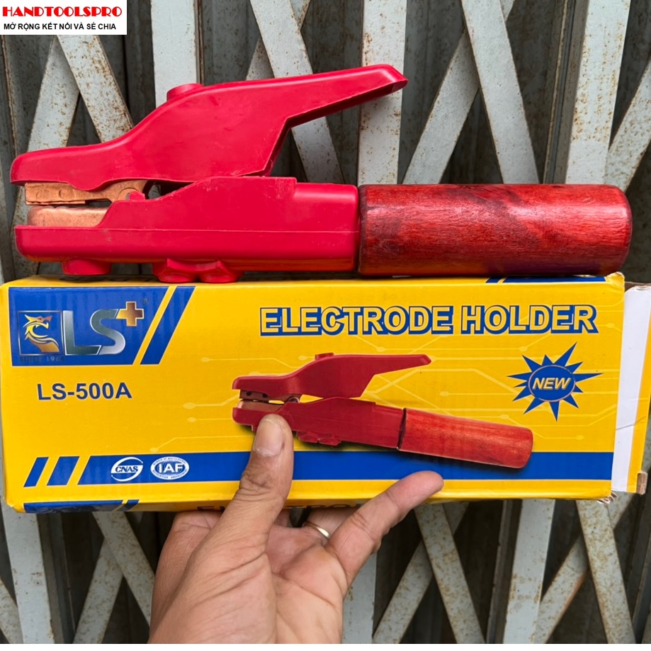 Kềm hàn cán gỗ CAO CẤP LS-500A