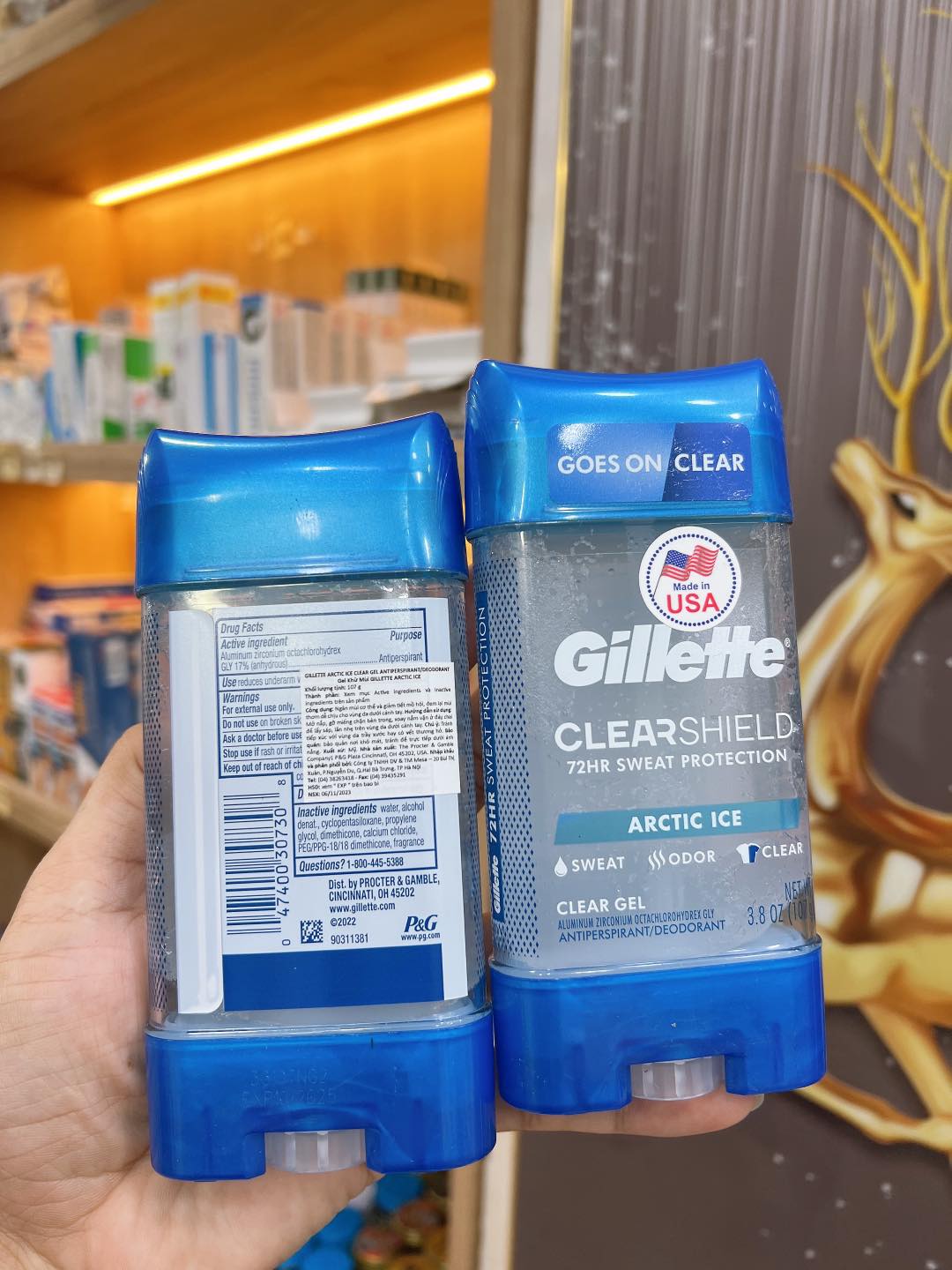 Lăn Khử Mùi Gillette Dạng Gel 107g