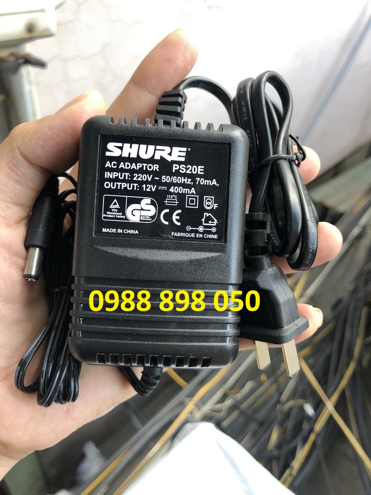 dây nguồn Shure 12VDC- 400ma