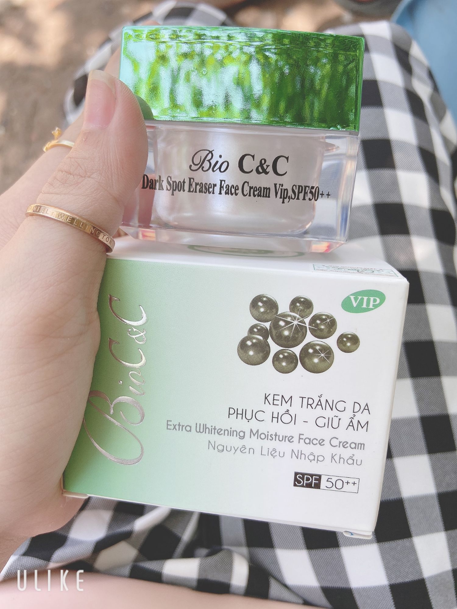 Kem Bioc&c trắng da phục hồi giữ ẩm 20g