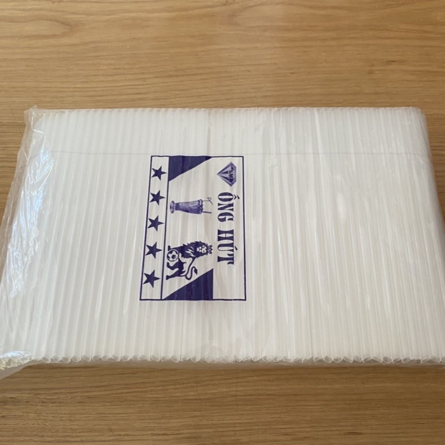 Ống Hút Trắng Trong Phi 6, 8, 12 Bịch 500g