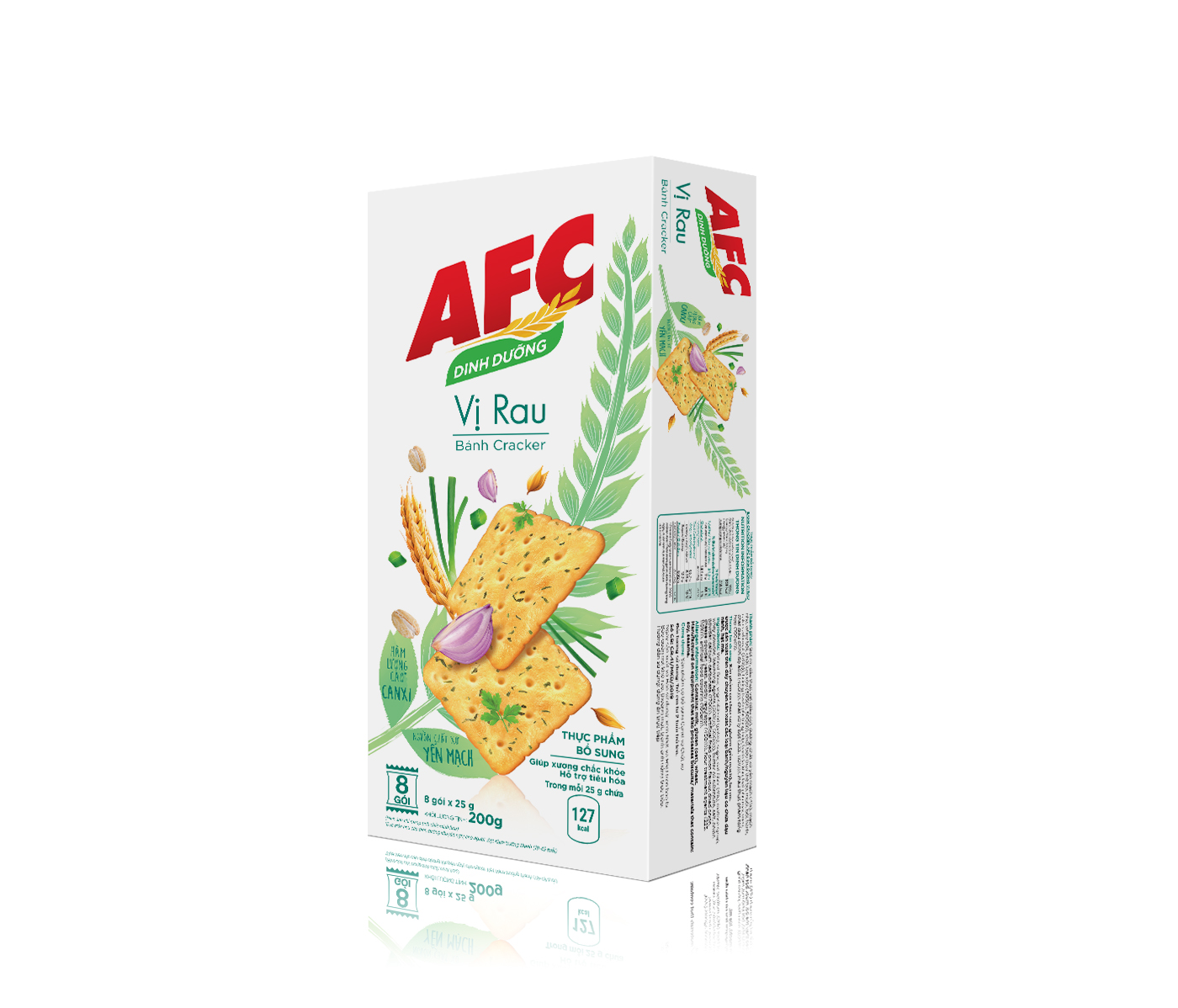 [Siêu thị WinMart] - Bánh rau cải AFC hộp 200g