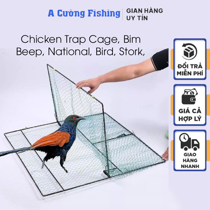 Lồng bẫy gà, bìm bịp, quốc, chim, cò, cút rừng - hiệu quả 100%