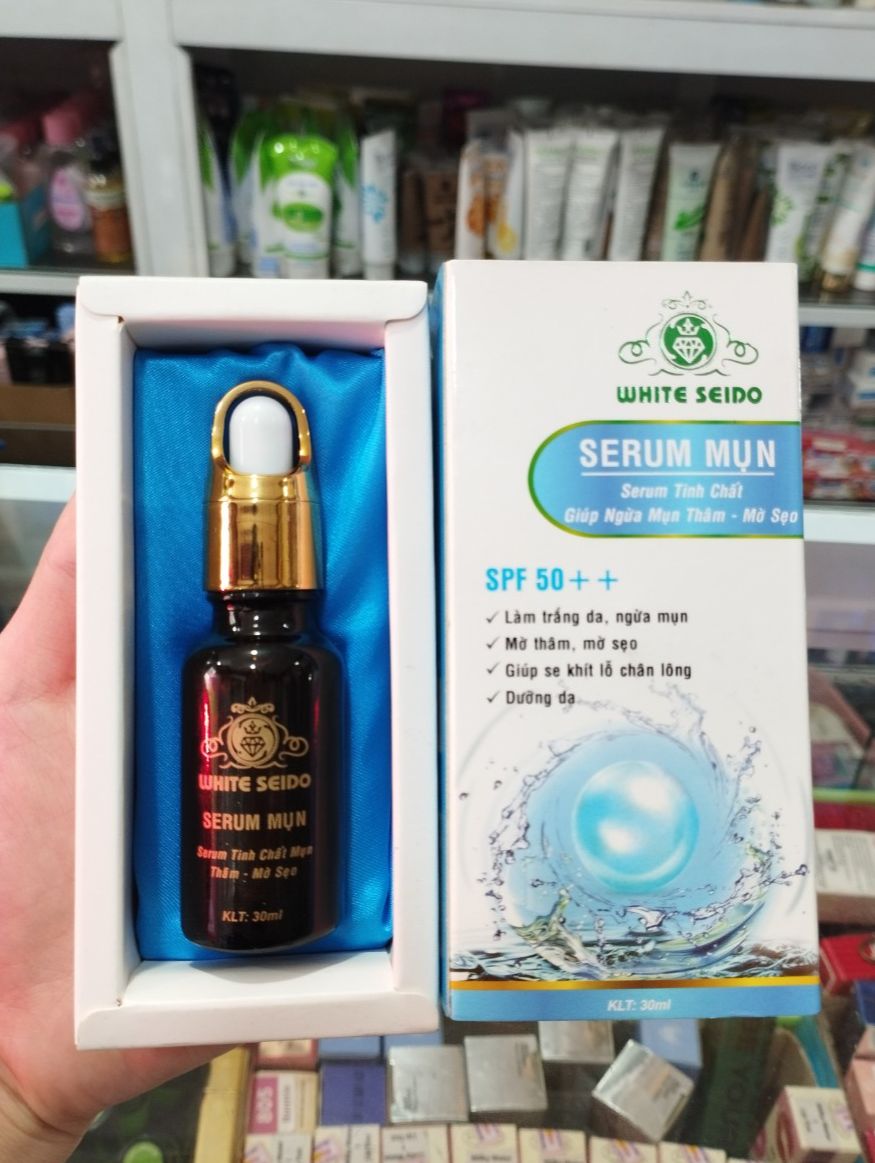 Serum White Seido Giảm Mụn ,Mờ Sẹo Thâm  20g