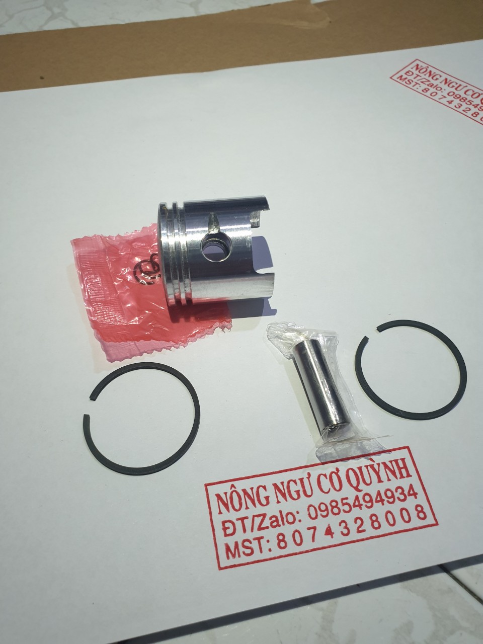 Bộ piston/ pittong/ bít tông máy cắt cỏ 30 ly - 31 ly