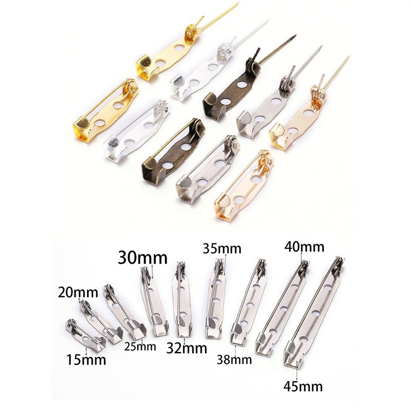 Gim cài áo (10 cái) 25mm - Dụng cụ Hamdmade