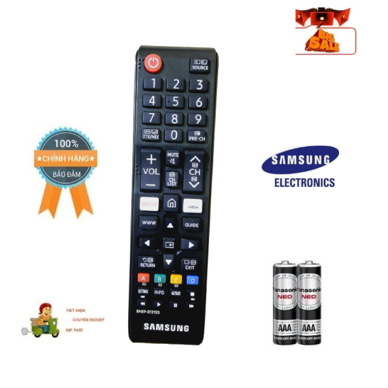 Remote Điều khiển tivi Samsung cơ 2020 cho các dòng tivi Samsung từ 2015 đến 2021- Hàng chính hãng Made in VietNam chính hãng