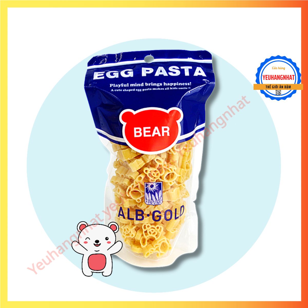 Nui trứng Egg pasta đủ hình