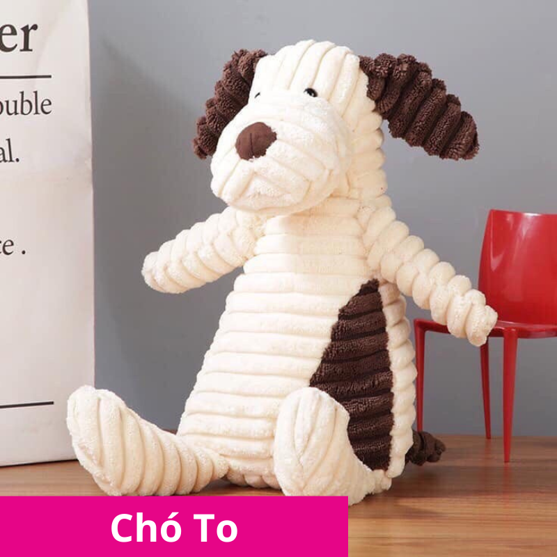 Thú Nhồi Bông Hình Voi, Chó, Cừu, Gấu, Thỏ cho bé