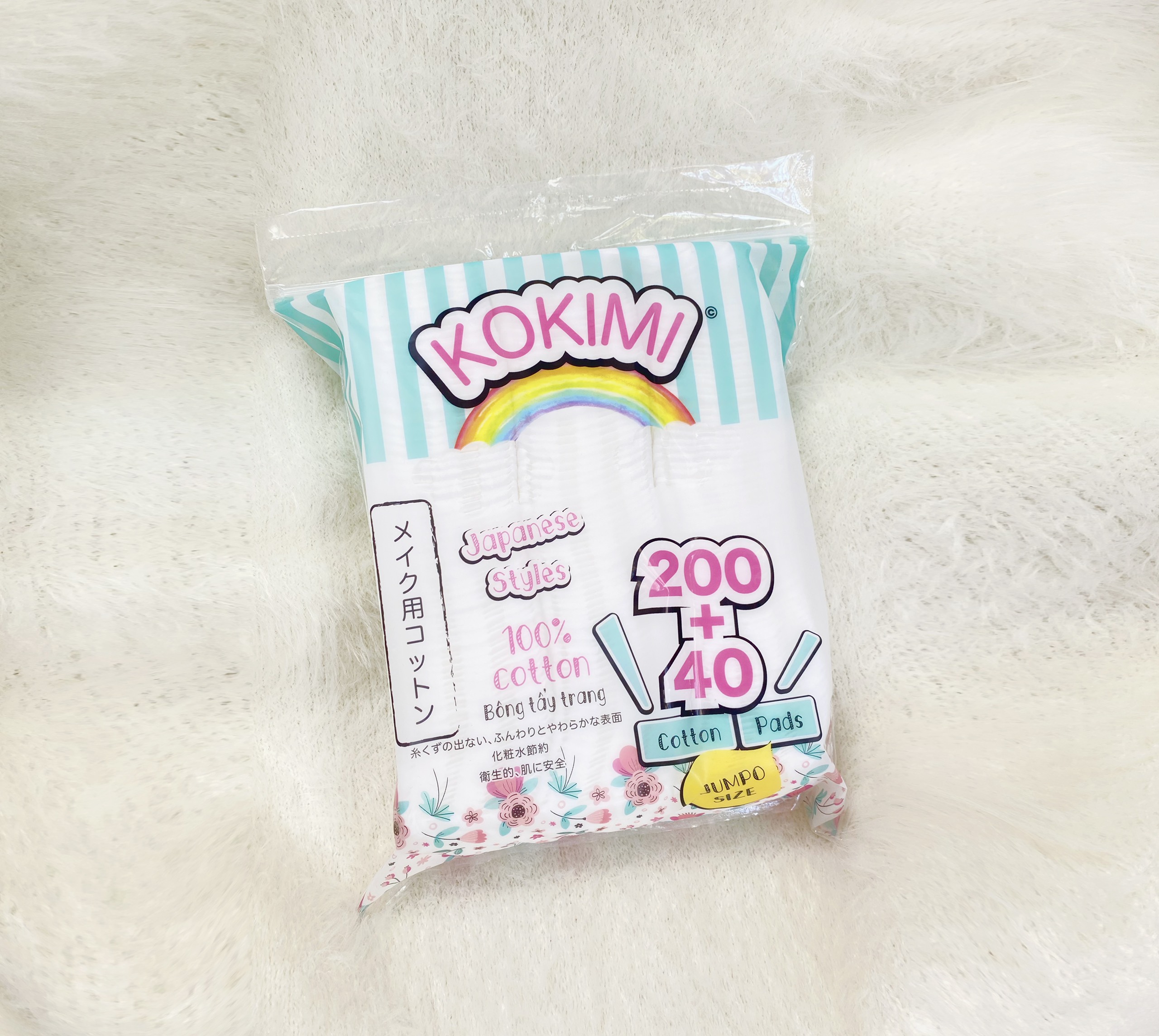 COMBO bông tẩy trang Mihoo Kokimi 390 miếng