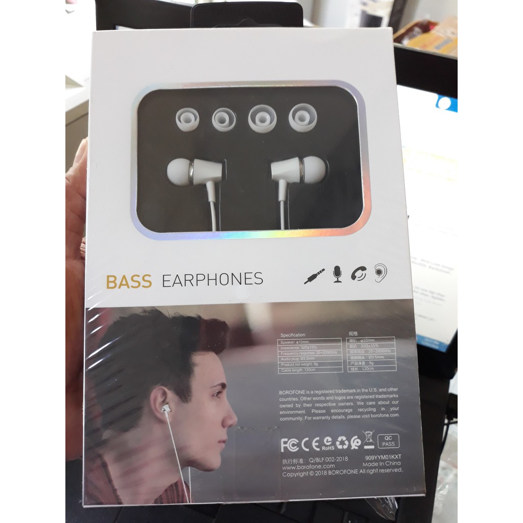 Tai Nghe Điện Thoại Có Dây BOROFONE CM2