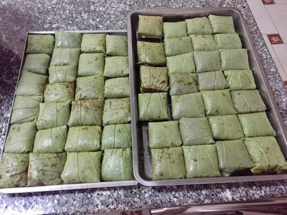 Xôi gà lá sen - set 5 cái