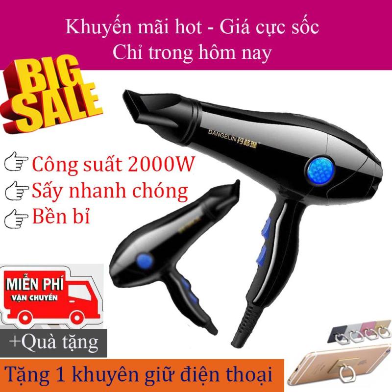 Sấy Tóc, máy sấy tóc, giá máy sấy tóc - Máy Sấy Chất Lượng Cao, Công Suất Lớn 2000W Làm Khô Dễ Tạo Kiểu, Tích Hợp Công Nghệ Bảo Vệ Tóc Không Gẫy Gọn Hư Tổn, Thiết Kế Kiểu Dáng Hiện Đại, BH 1 đổi 1 - Giá Giảm Sốc Chỉ Hôm Nay!