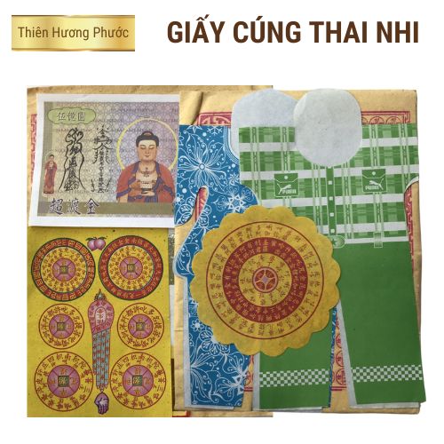 Giấy cúng bé đỏ, vong nhi, hư thai, sơ sinh
