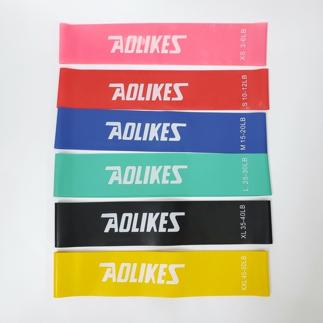 Bộ miniband 6 dây kháng lực Aolikes ( AL3601)