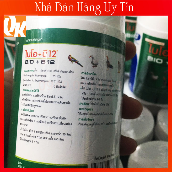 BIO B12 Úm Gà Con Gà Lớn Chim Cảnh