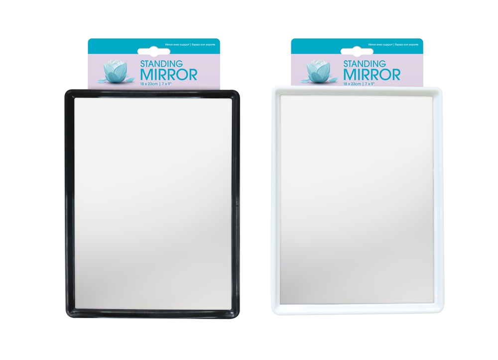 Gương Soi Mặt Để Bàn Hình Chữ Nhật 18 x 23cm Gương Soi Để Bàn Trang Điểm Cực Sáng Mặt Uncle Bills BH0801