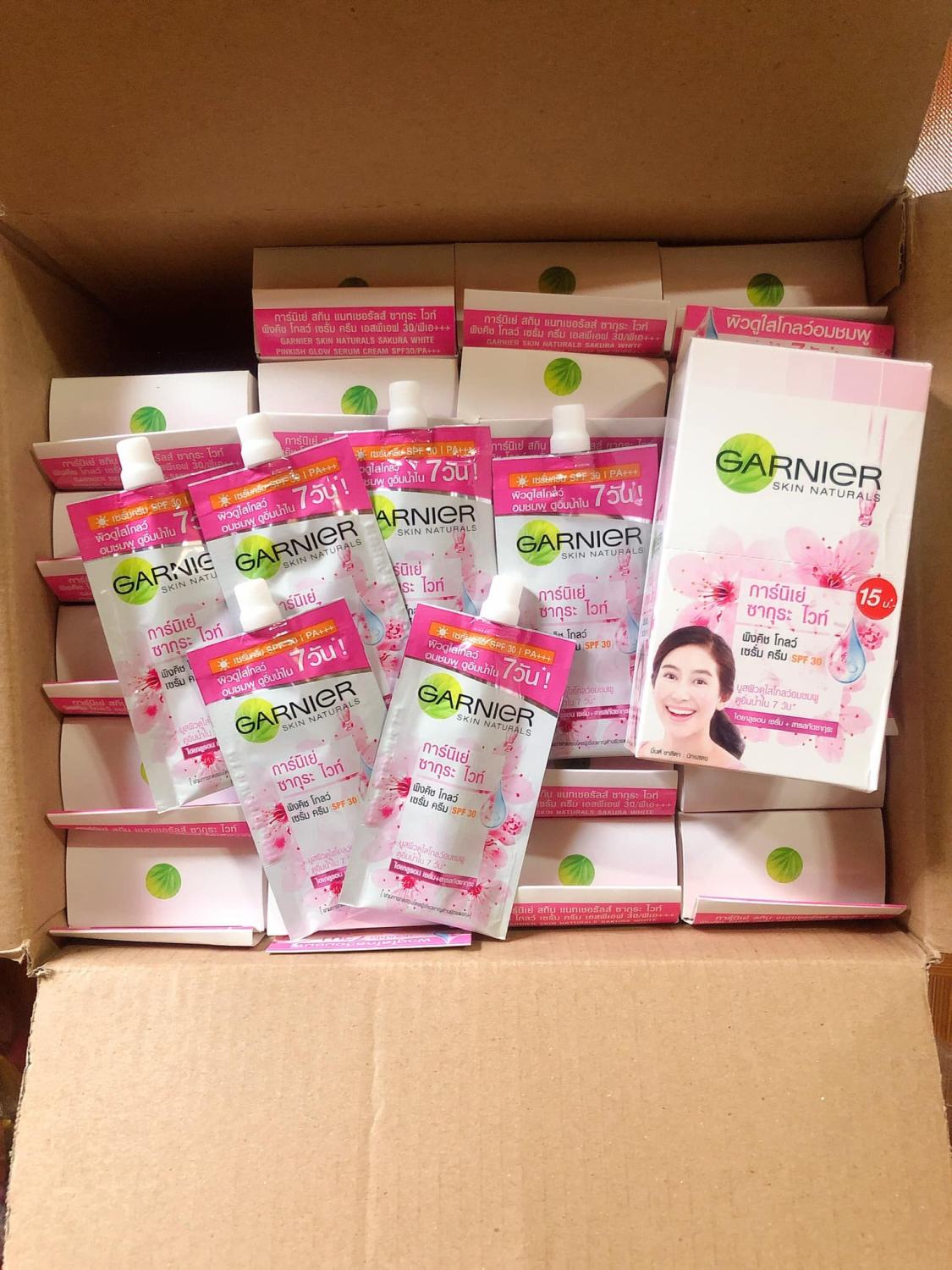 Hộp 6 gói dưỡng da garnier