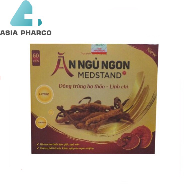 [HCM]Ăn ngủ ngon medstand đông trùng hạ thảo- linh chi