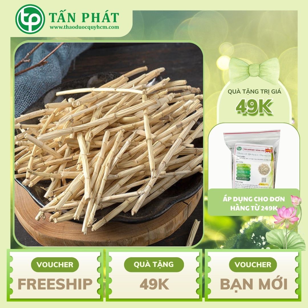 Rễ Cỏ tranh sấy khô túi lớn loại 500g - Hỗ trợ cải thiện sức khỏe người sử dụng - Thảo Dược Tấn Phát