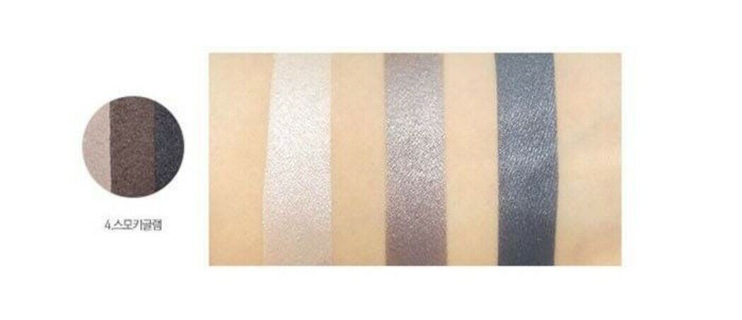 Phấn mắt lì có nhũ phối 3 màu Five Back Triple Eyeshadow 3g