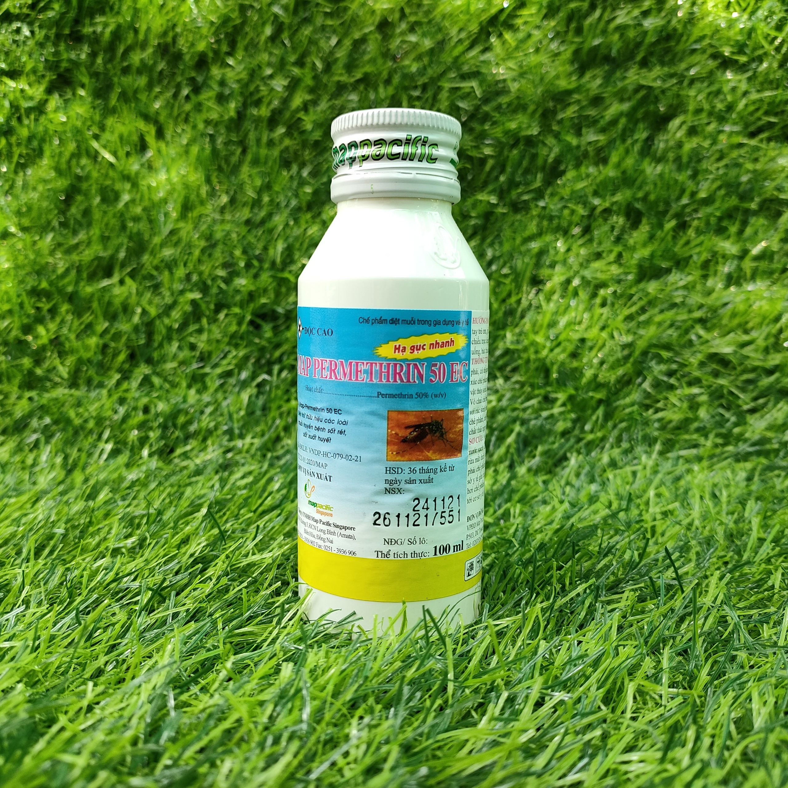 Chế phẩm trừ muỗi Map Permethrin 50EC chai 100ml