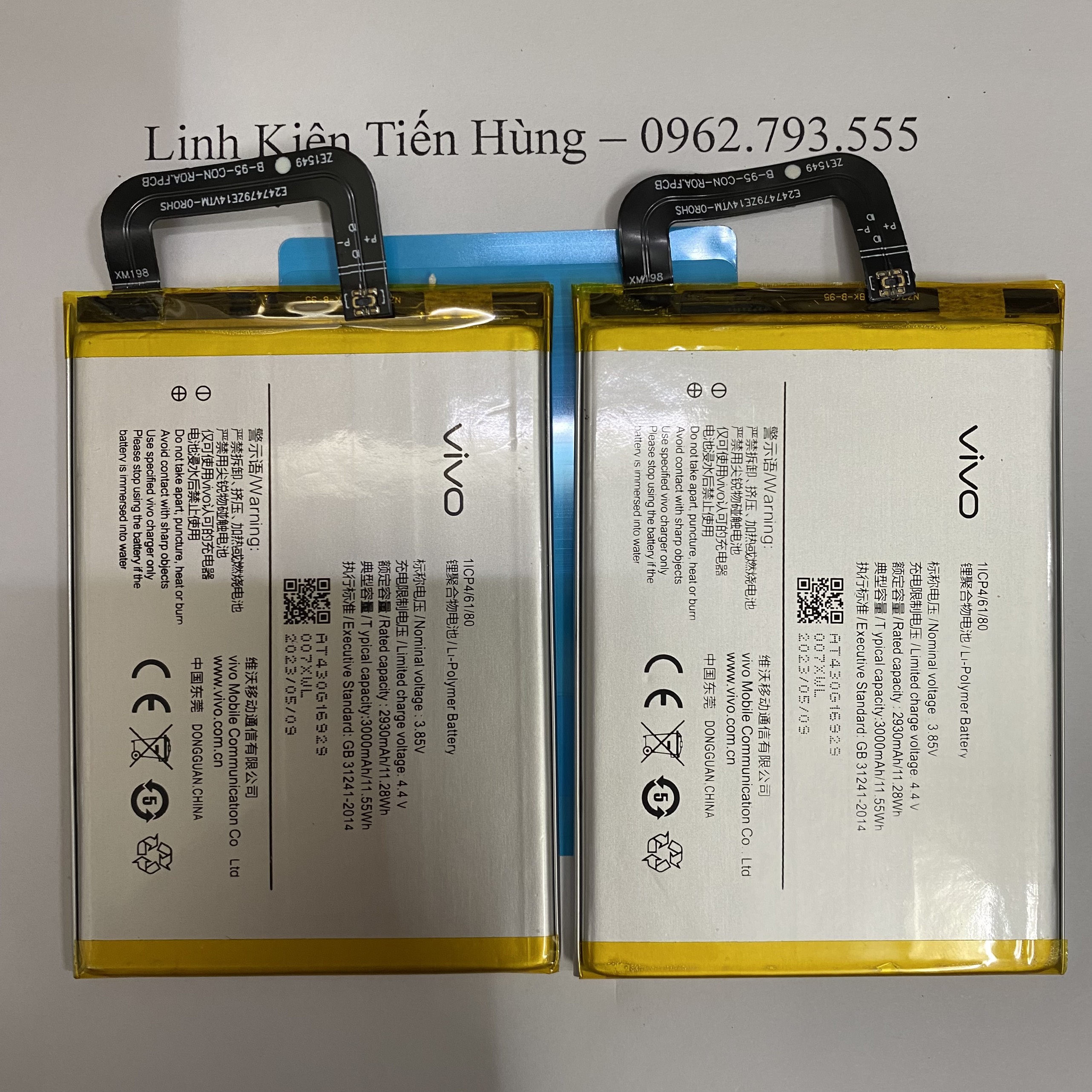 Pin Vivo Y51 (B-95) bảo hành đổi mới 6 tháng