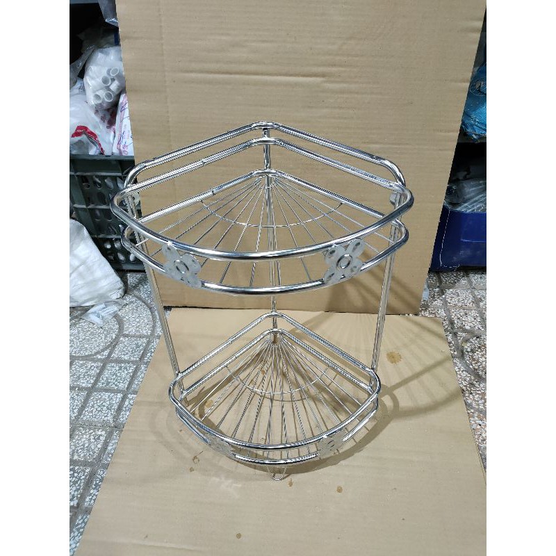 Kệ Góc Xà Bông Inox Đứng - 2 Size