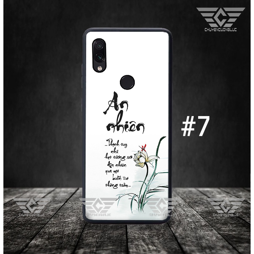 Ốp lưng XIAOMI Redmi NOTE 7 - Redmi 7 - REDMI NOTE 7 PRO thư pháp
