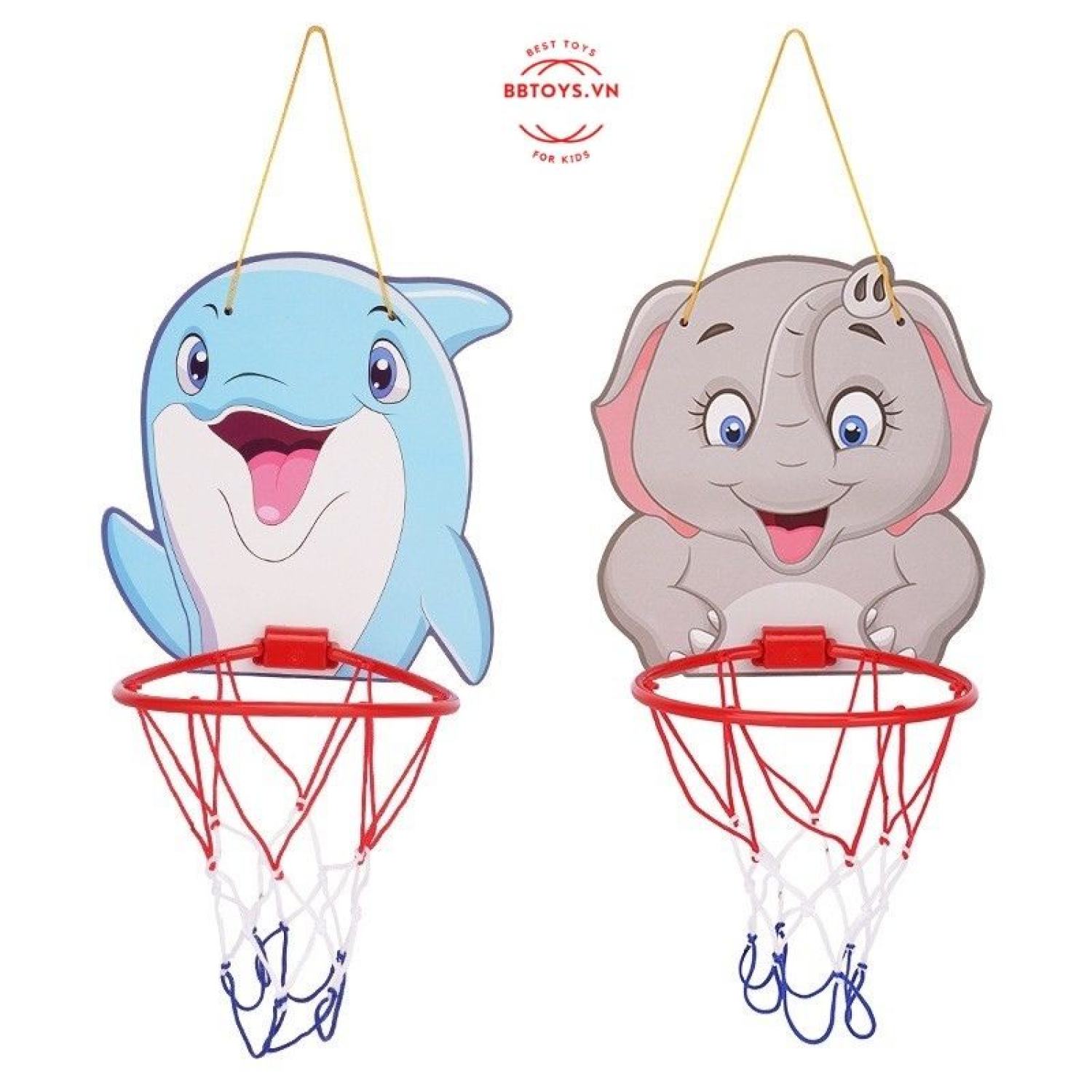 BÓNG RỔ TREO TƯỜNG MINI CHO BÉ (BBTOYS: 22)
