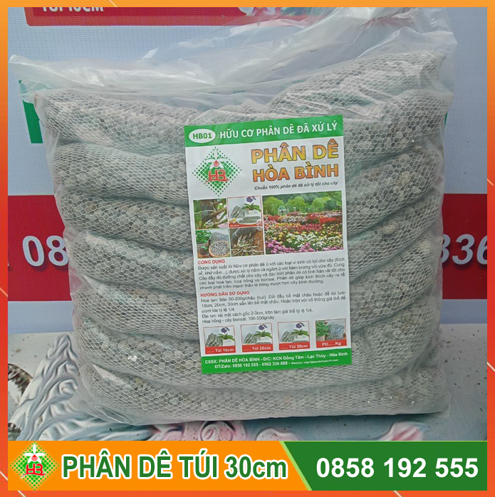 Phân Dê Bón Lan Combo 20 túi 30cm