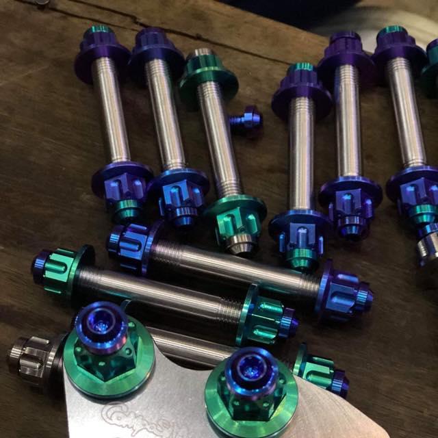 Cốt bánh trước 10li  12li  gồm ốc  tán  cốt trọn bộ dành cho các dòng cốt bánh trước vario  ex  winner  raider  sonic  satria  msx  tnt Titan Gr5