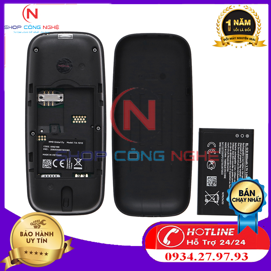 [HCM][HOT HOT] Điện thoại Nokia 105 (2017) bản 1 sim BẢO HÀNH 12 THÁNG