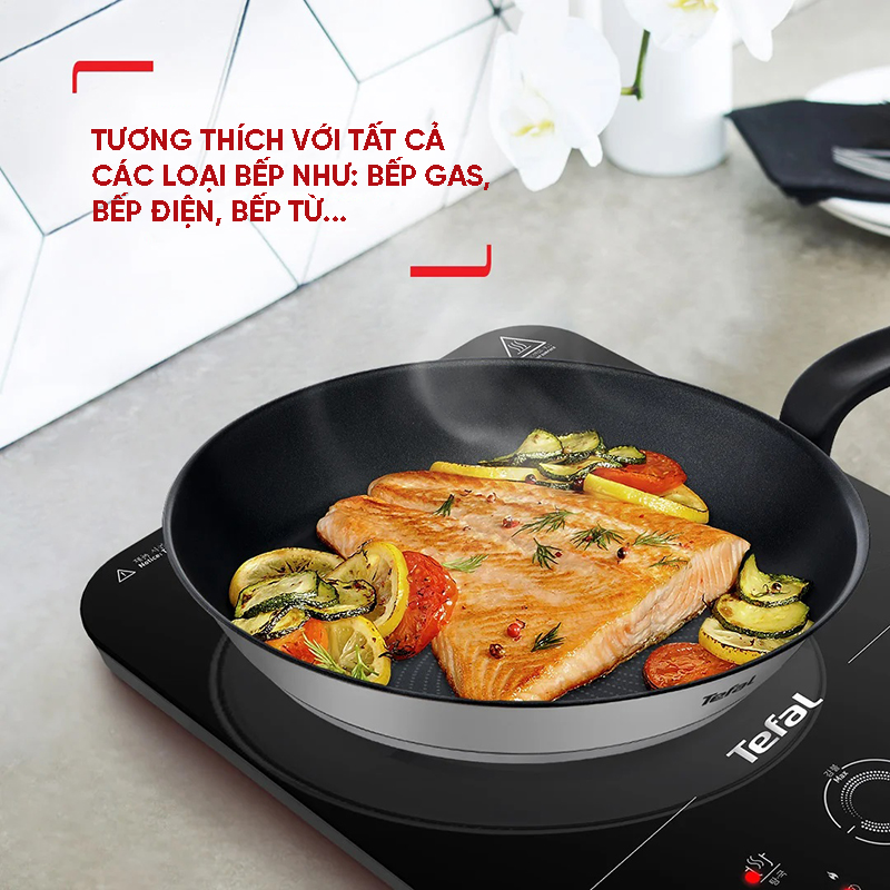[Quà tặng không bán] Chảo chiên Tefal Primary 20cm/Tefal So Chef 21cm