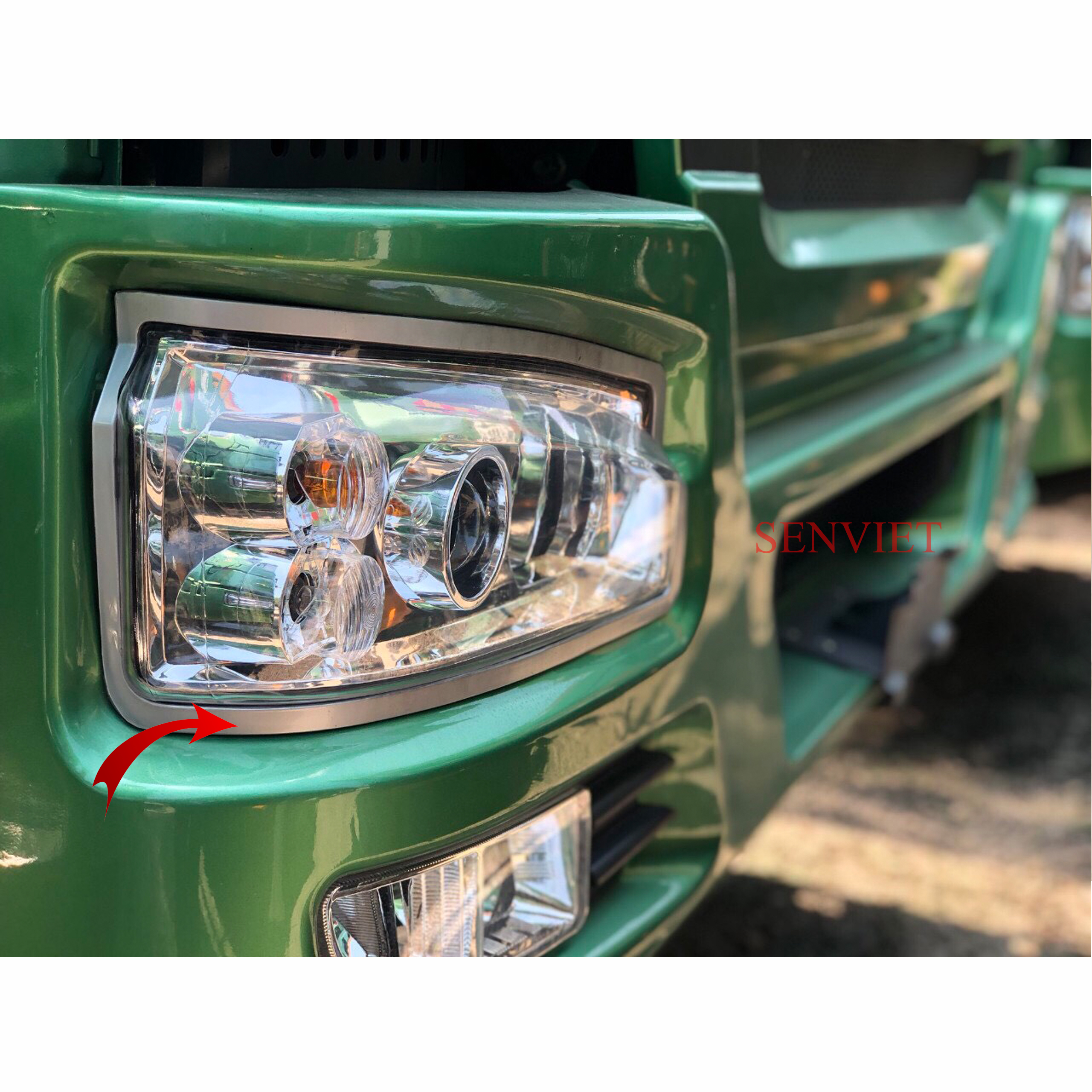 Ốp Mí Đèn Pha Howo 336 371