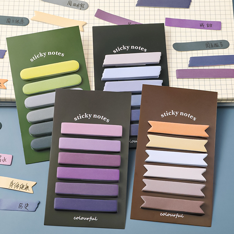 Note giấy ghi nhớ Sticky Note 20 tờ 6 tập phong cách hiện đại