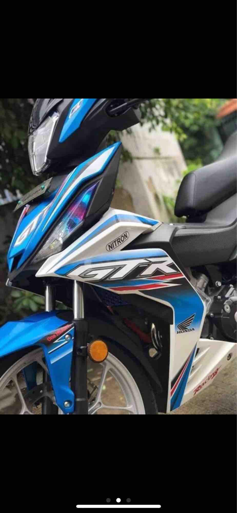 Tem rời winner GTR trắng xanh