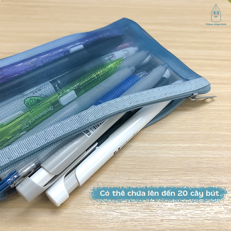 Hộp bút túi lưới đa năng đựng bút