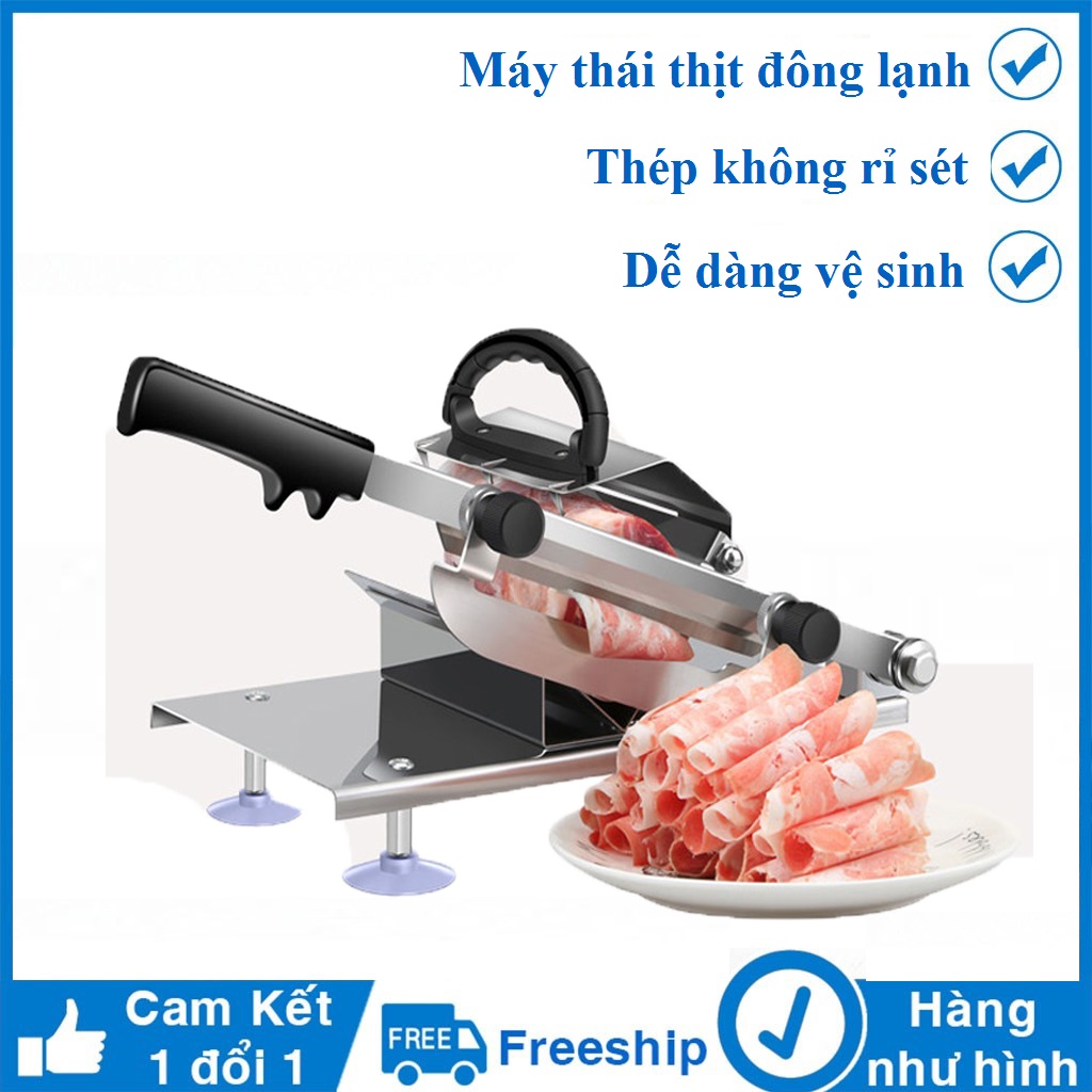 Dao Thái Thịt Đông Lạnh, Máy Cắt Thịt Đa Năng ( Ảnh Thật)