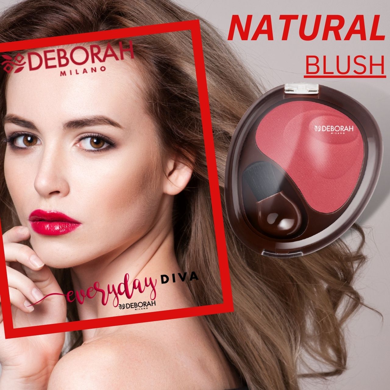 Phấn M&aacute; hồng Deborah Natural Blush
