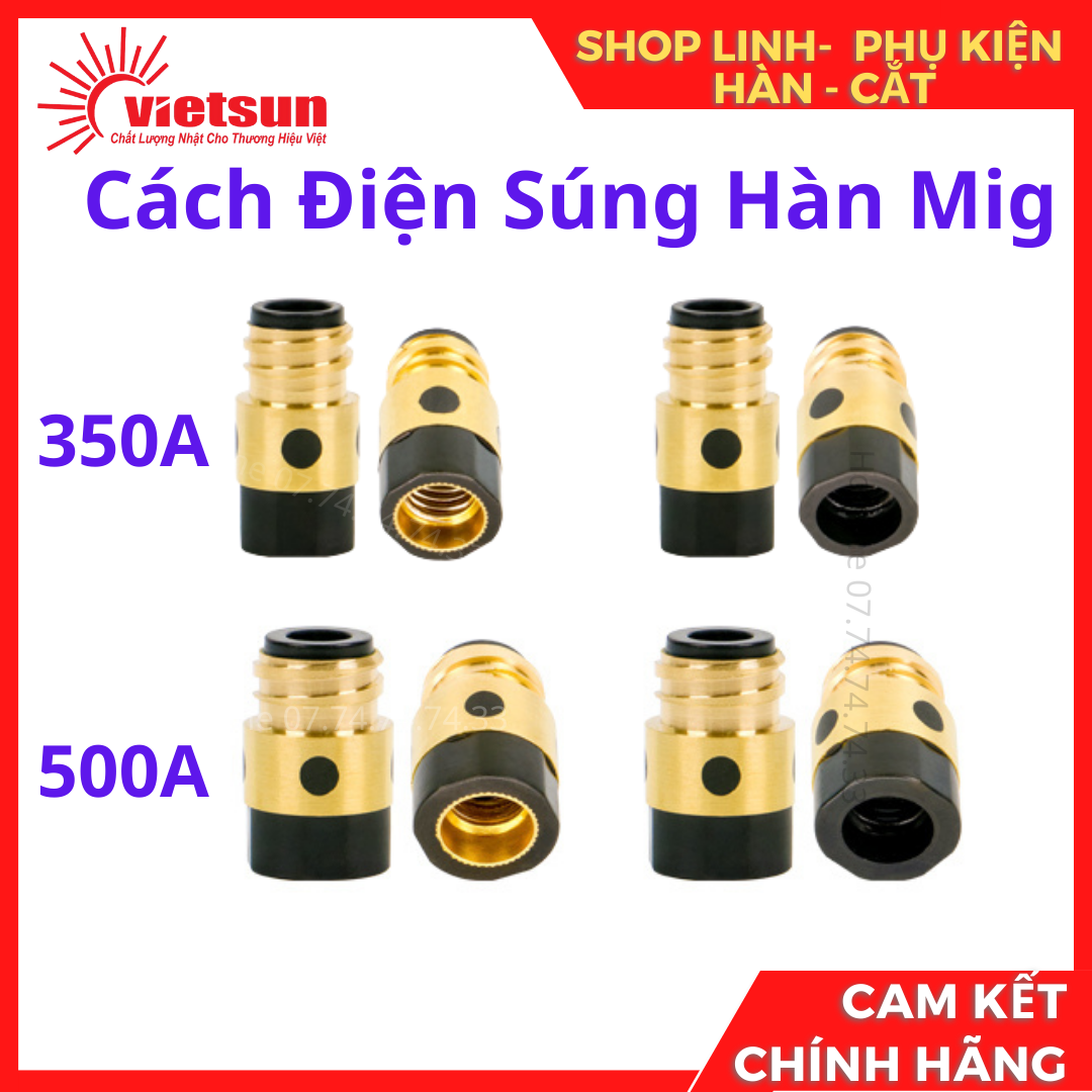 Cách điện súng hàn Mig 350a 500a