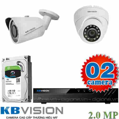Camera HDCVI Kb Vision 2.0MP KX-A2100CB4