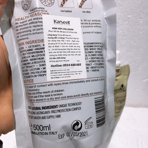 Collagen Karseell Maca Restorative Hair Cream 500ml