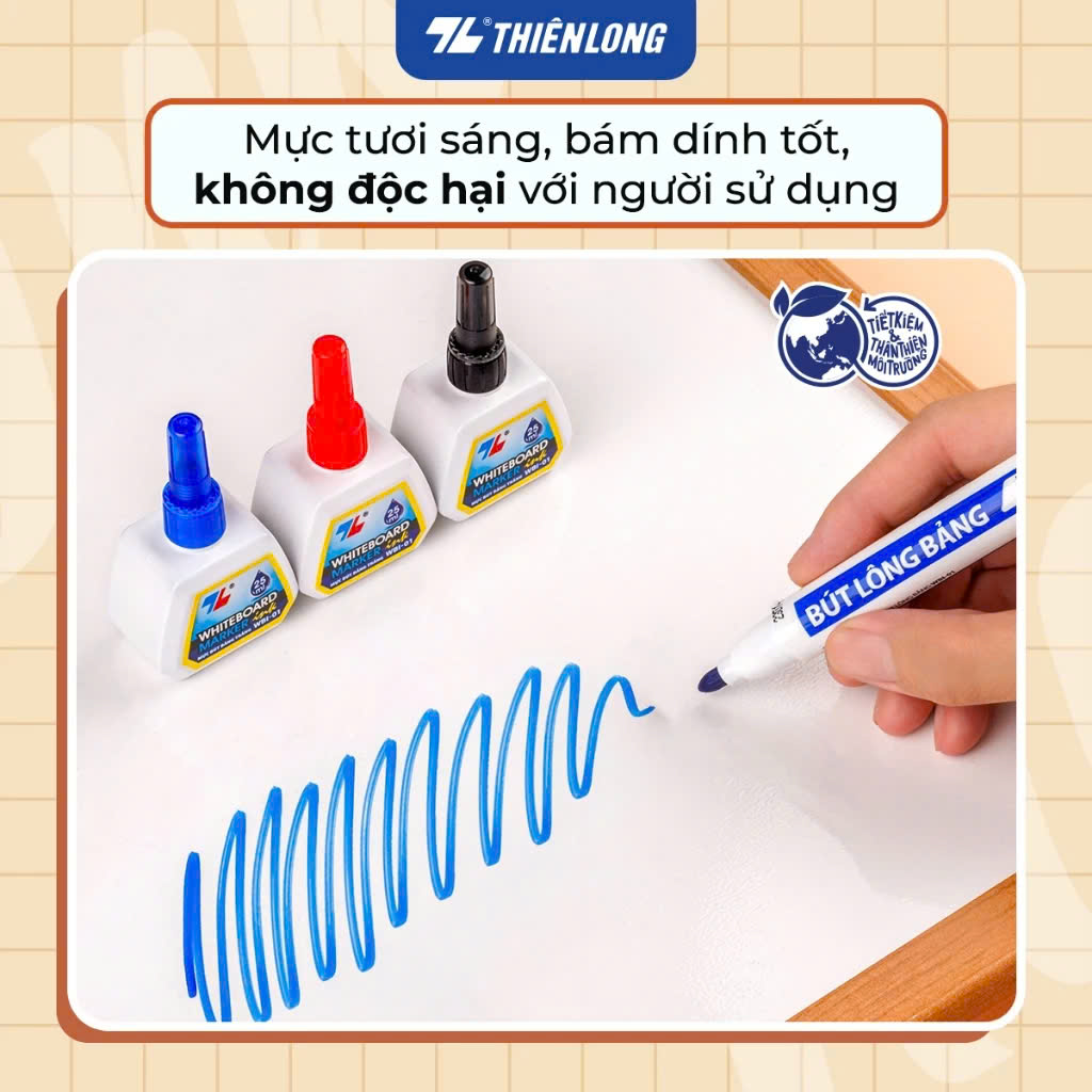Mực bút lông bảng Thiên Long WBI-01 - 25ml