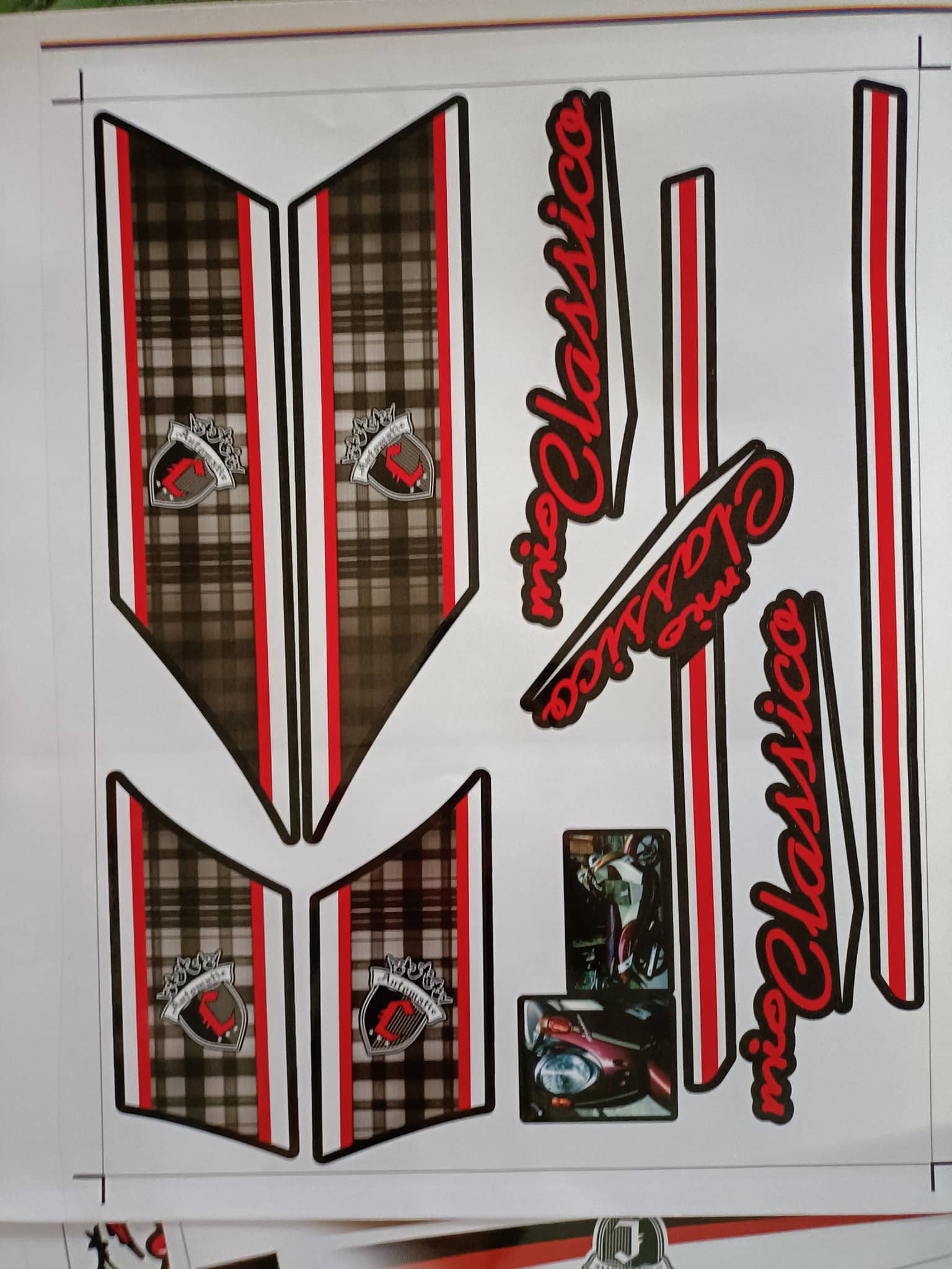 tem rời mio classico, decal 3 lớp
