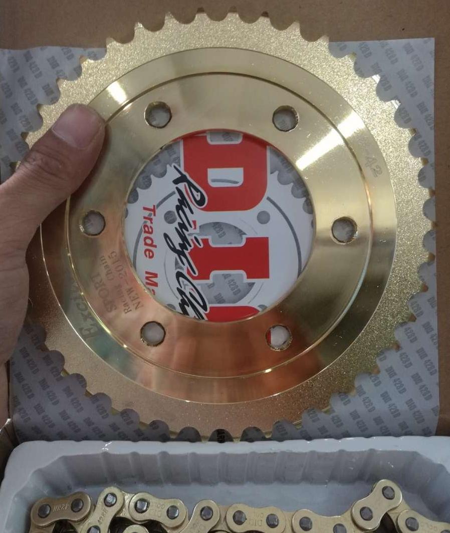 nhông sên đĩa did exciter 150 (sên 10 li)