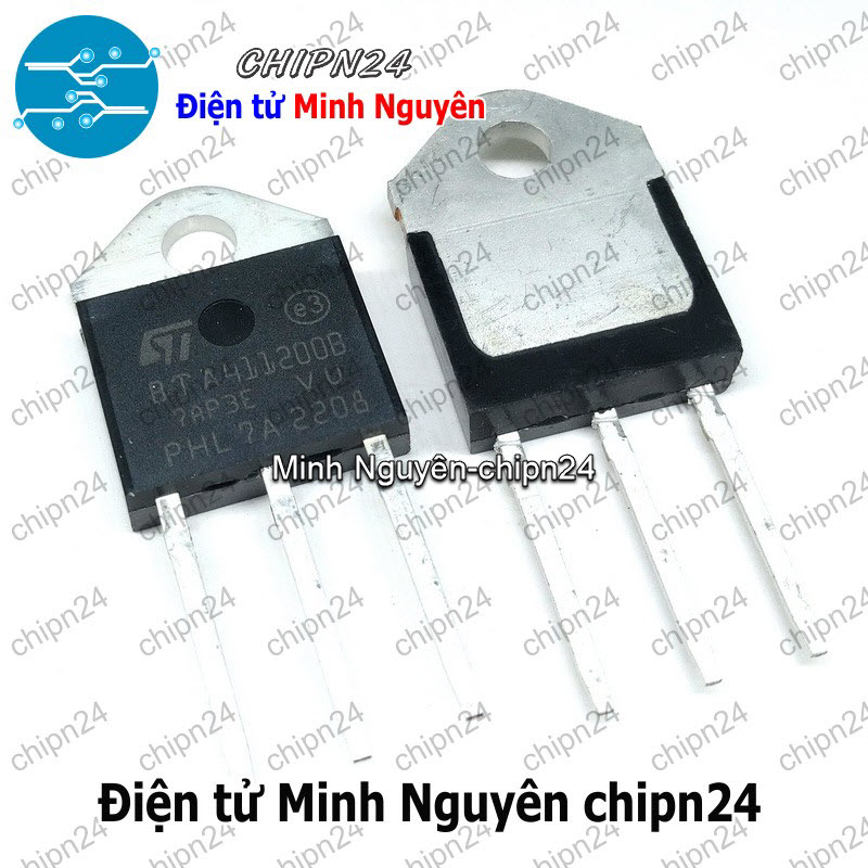 [1 con] (KT2) Triac BTA41-1200B TO-3P 41A 1200V (BTA 41 1200B) - HH004356