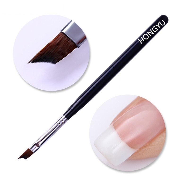 [HCM]Cọ nửa trăng đen - phen đầu móng vẽ hoa