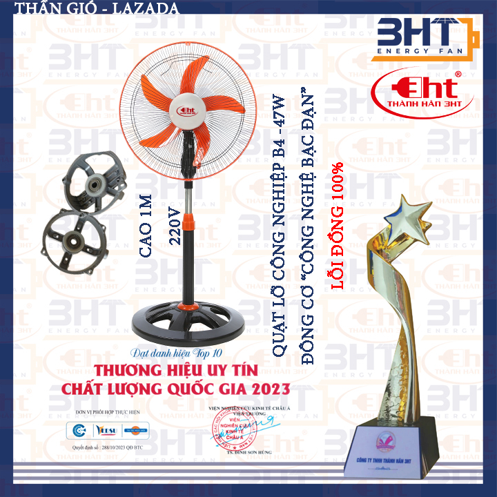 QUẠT LỠ ĐỘNG CƠ B4-47W ĐỒNG 100%