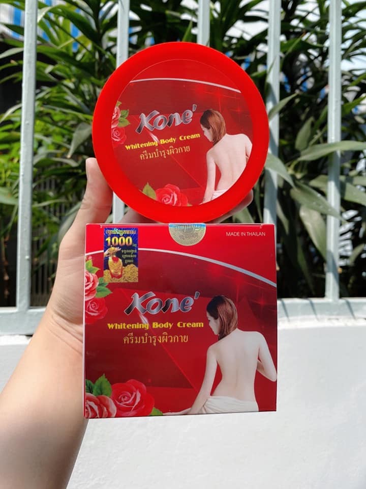 Kem body dưỡng da kone đỏ dưỡng da siêu trắng thái lan 200g chính hãng